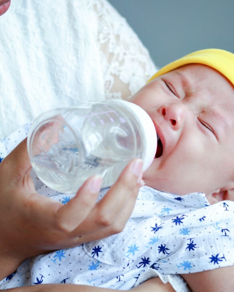 Breastfed baby refusing the bottle